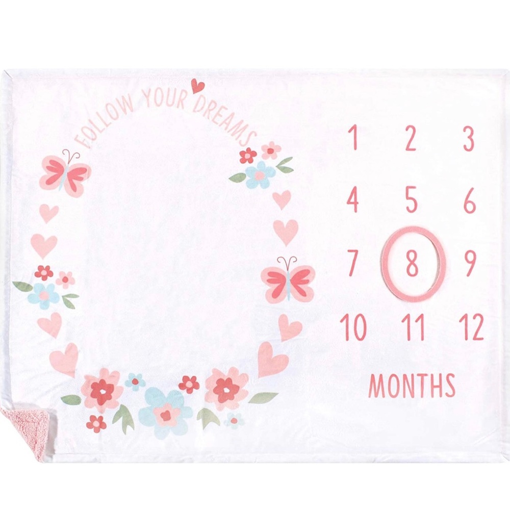 Hudson Baby Fellow Your Dreams Milestone Blanket